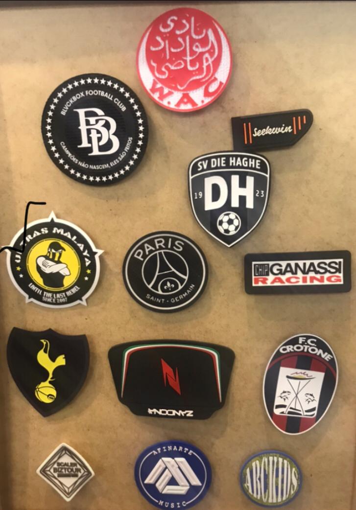 Gestickte Embleme